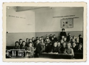 1954. Kl. I z rocznika 1947, Nauczyciel Pani Jankowska